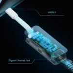 ⁦מתאם רשת UE300C Gigabit USB-C מבית TP-LINK⁩ – תמונה ⁦5⁩