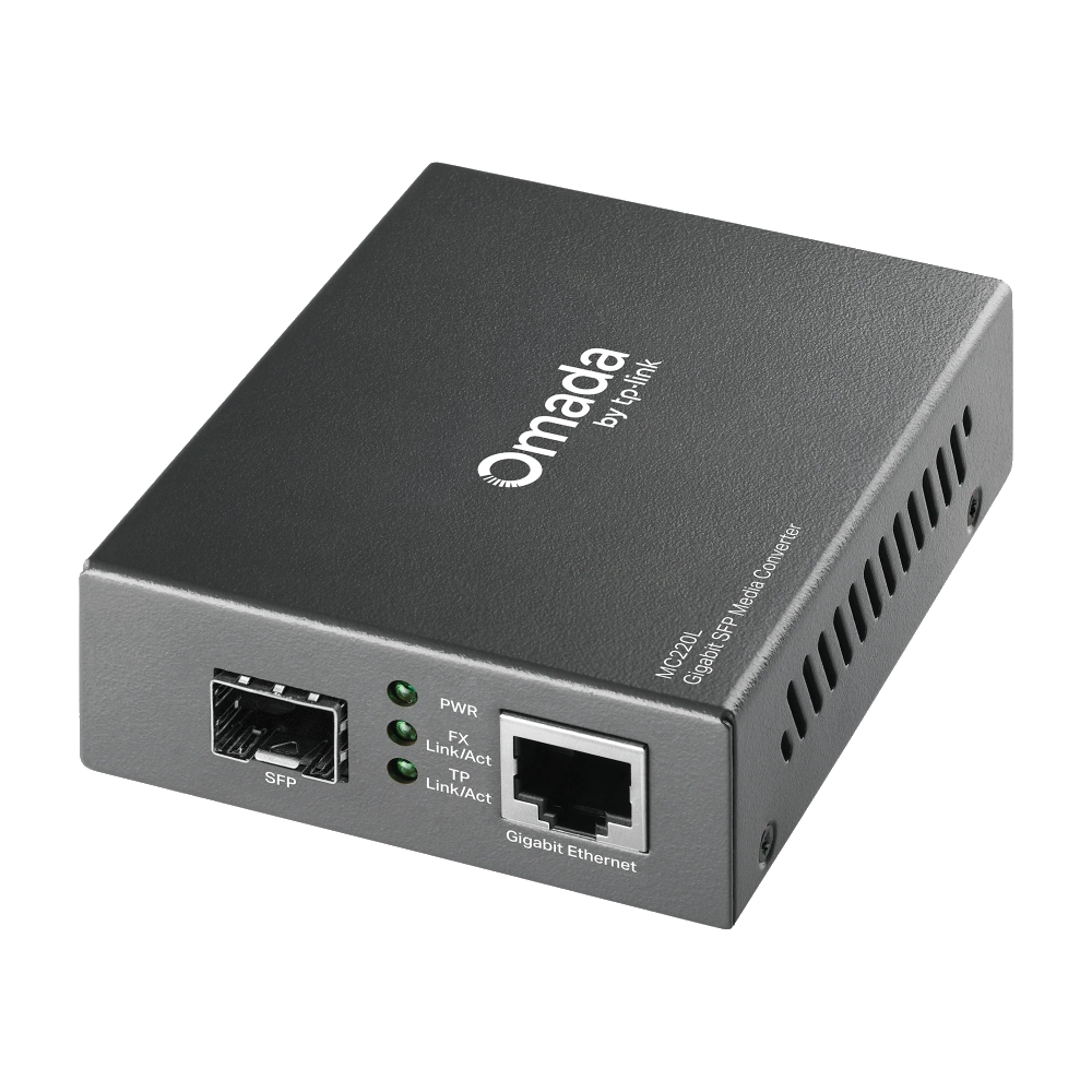 1-207 ממיר אופטי MC220L SFP-GIGA LAN מבית OMADA – תמונה 1
