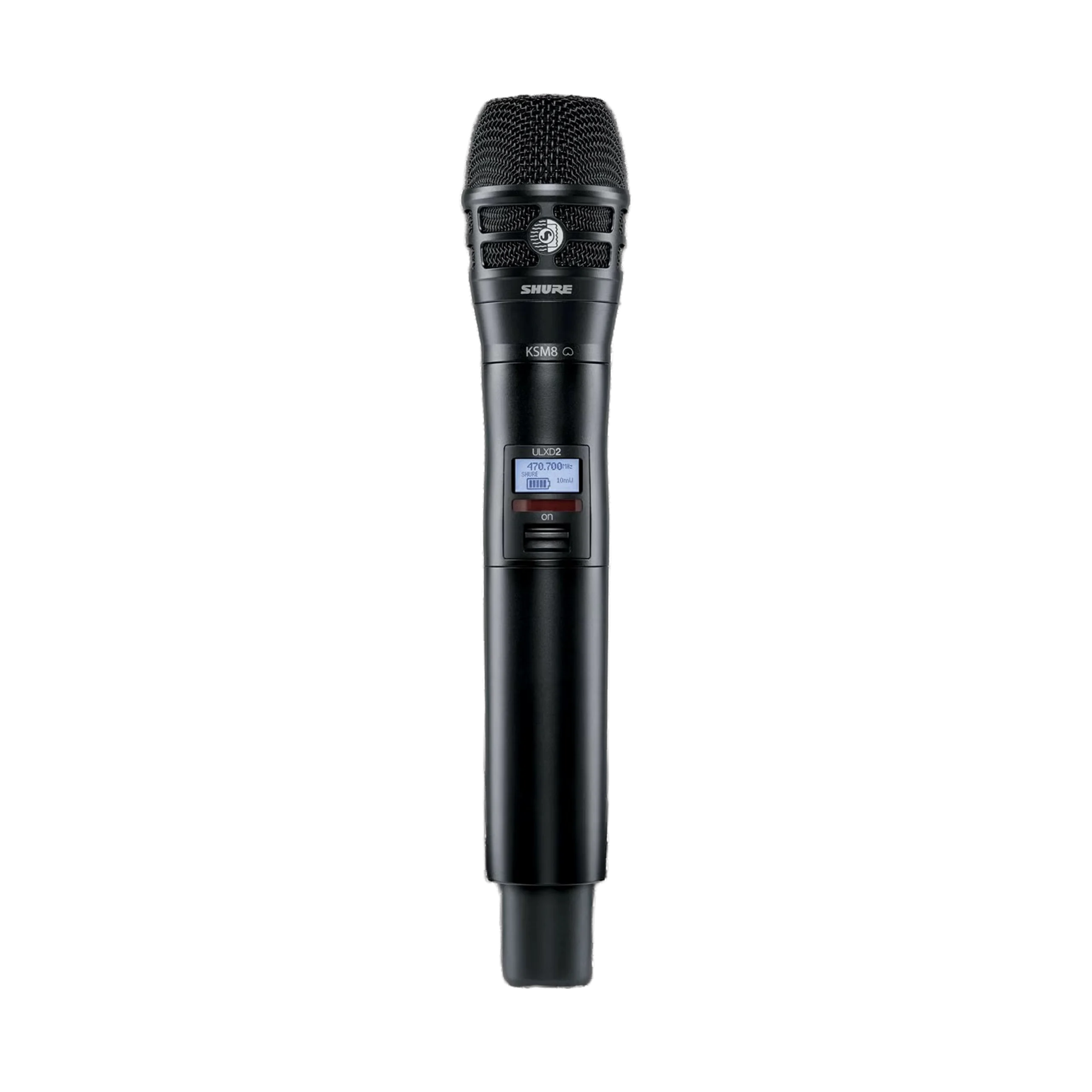 Shure ULXD2/K8 – מיקרופון יד אלחוטי עם ראש KSM8 Dualdyne