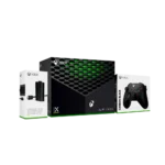 קונסולת Xbox Series X + בקר + מטען לבקר מבית Xbox