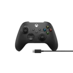 בקר XBOX Series S | X אלחוטי בצבע שחור כולל כבל ® USB-C