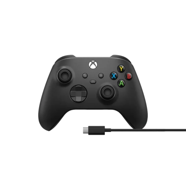 בקר XBOX Series S | X אלחוטי בצבע שחור כולל כבל ® USB-C