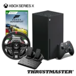 באנדל הכולל קונסולת XB_SERX + משחק XBOX FORZA MOTORSPORT + הגה TM T128X