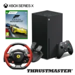 באנדל הכולל קונסולת XB_SERX + משחק XBOX FORZA MOTORSPORT + הגה FERRARI458 ל SPIDER XBOX S/X