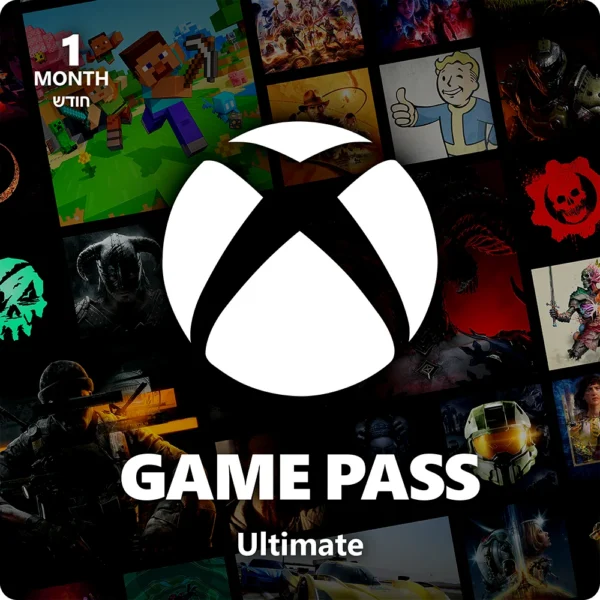 כרטיס Game Pass Ultimate לחודש אחד מבית Xbox