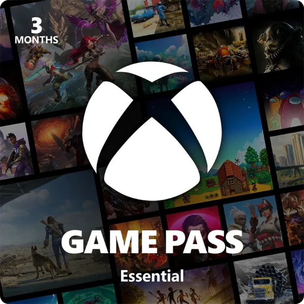 כרטיס Game Pass Essential ל-3 חודשים מבית Xbox
