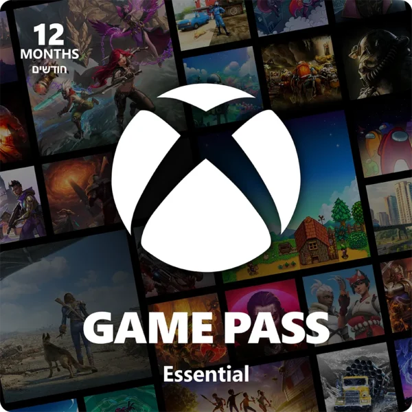 כרטיס Game Pass Essential ל-12 חודשים מבית Xbox
