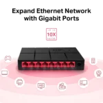 ⁦MS108G 8-Port Desktop Switch מבית MERCUSYS⁩ – תמונה ⁦5⁩