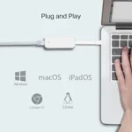 ⁦מתאם רשת UE300C Gigabit USB-C מבית TP-LINK⁩ – תמונה ⁦4⁩