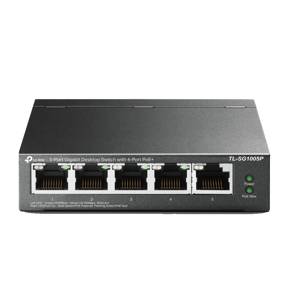 2-173 TL-SG1005P 5-Port Gigabit Switch מבית TP-LINK – תמונה 1