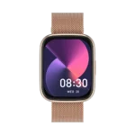 ⁦שעון חכם FITPRO S4 – בצבע זהב -rose-gold, השותף המושלם לסגנון חיים פעיל, בריא ומלא בסטייל!⁩ – תמונה ⁦2⁩