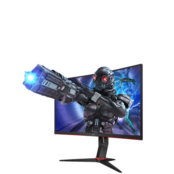מסך גיימינג AOC דגם C32G2ZE/BK בגודל 32"