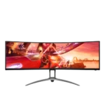 ⁦מסך גיימינג קעור 49 אינץ' דגם AG493UCX2 מבית AOC⁩ – תמונה ⁦2⁩