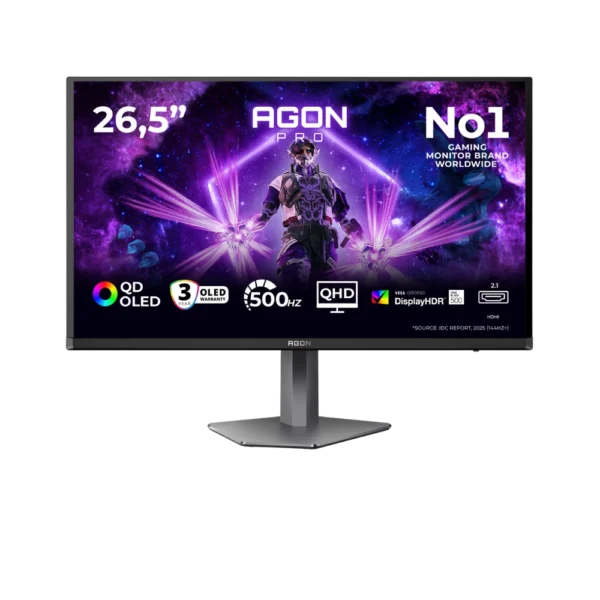 מסך גיימינג 27" QD-OLED דגם AG276QKD2 מבית AOC