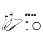 ⁦אוזניות כפתור אלחוטיות PHILIPS In-ear wireless headphones  בצבע שחור⁩ – תמונה ⁦2⁩
