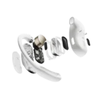 ⁦אוזניות OPENFIT AIR בצבע לבן מבית SHOKZ⁩ – תמונה ⁦4⁩