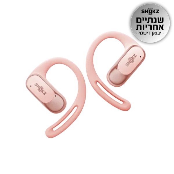 אוזניות OPENFIT AIR בצבע ורוד מבית SHOKZ
