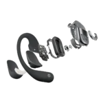 ⁦אוזניות אלחוטיות Shokz OPENFIT 2 שחור⁩ – תמונה ⁦4⁩