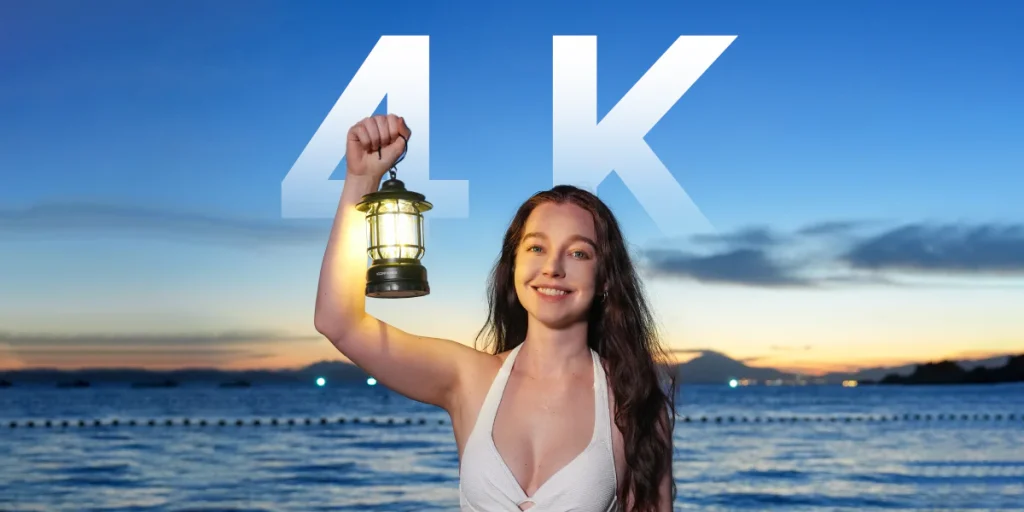 חדות 4K בעיצוב קומפקטי