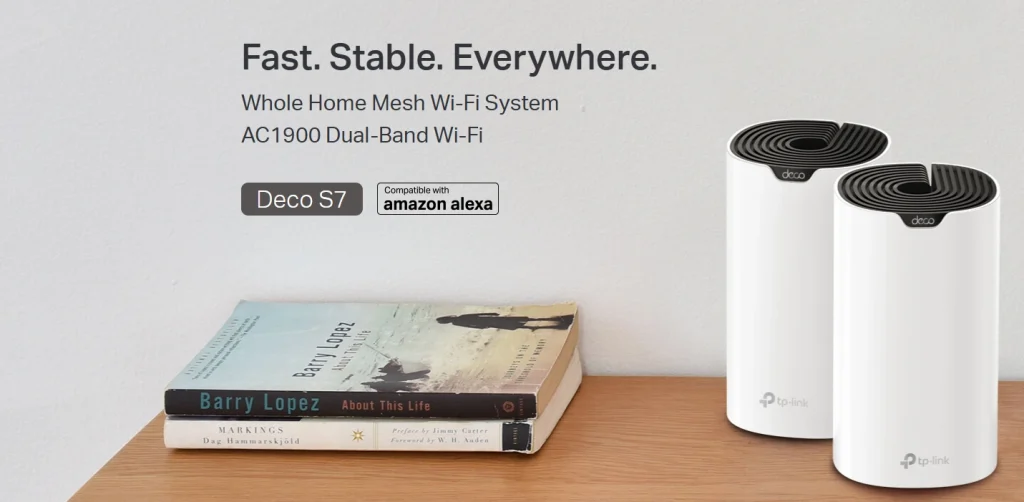 Deco S7 – מערכת Mesh ביתית עם Wi-Fi 5 במהירות AC1900 וכיסוי חלק לבית שלם