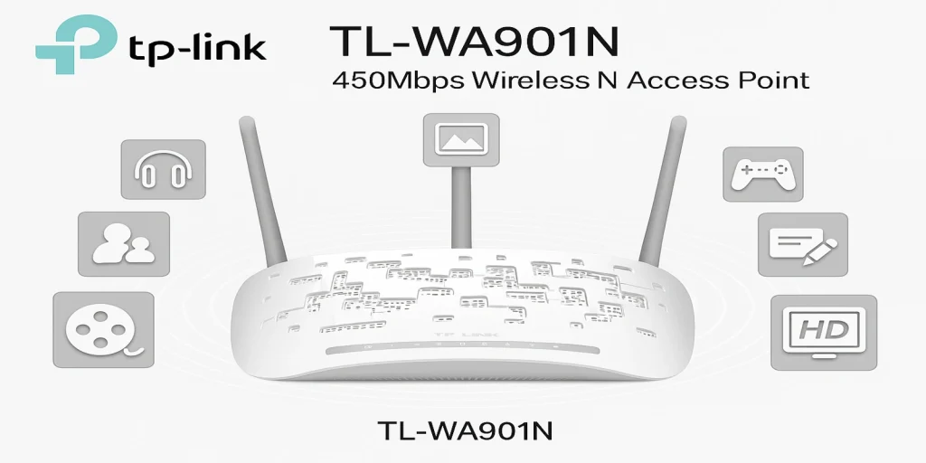 TL-WA901N נקודת גישה אלחוטית במהירות 450Mbps מבית TP-Link