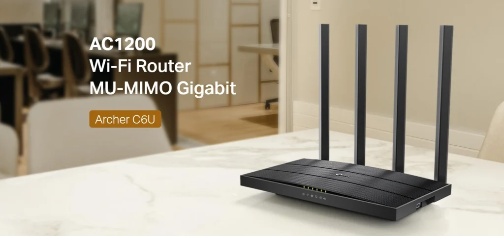 Archer C6U ראוטר Gigabit אלחוטי במהירות AC1200 עם USB