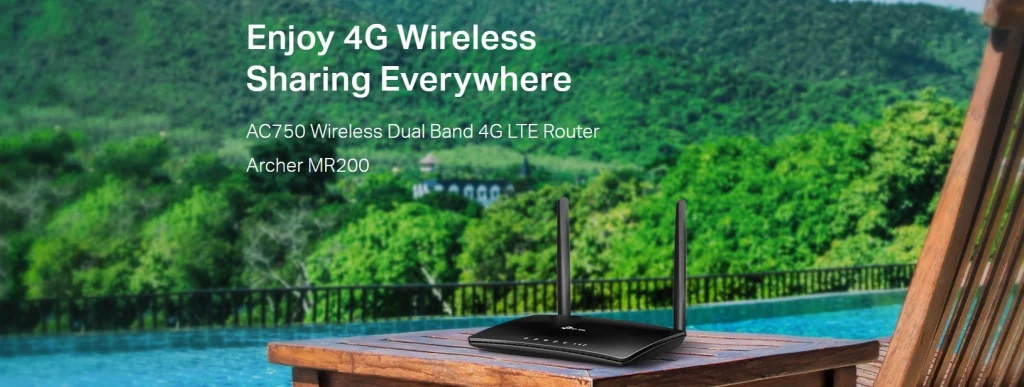 Archer MR200 – נתב 4G LTE Dual-Band AC750 אלחוטי מבית TP-Link