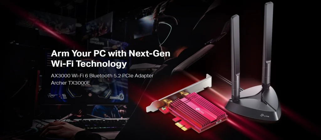 Archer TX3000E – מתאם PCIe אלחוטי מהיר במיוחד עם Wi-Fi 6 ו־Bluetooth 5.2