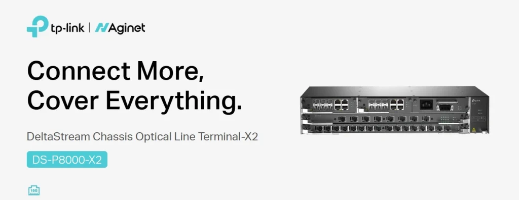 DS-P8000-X2 רכזת GPON/XGS-PON מודולרית עם 32 יציאות וממשקי uplink בקצב 10G