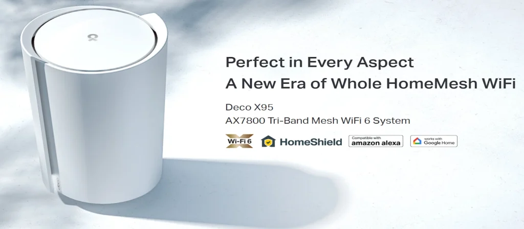 Deco X95 – מערכת Mesh תלת־ערוצית Wi-Fi 6 במהירות סופית של 7800Mbps וכיסוי ענק