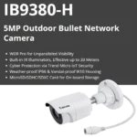 ⁦מצלמה חיצונית IB9380-H 5MP מבית VIVOTEK⁩ – תמונה ⁦2⁩