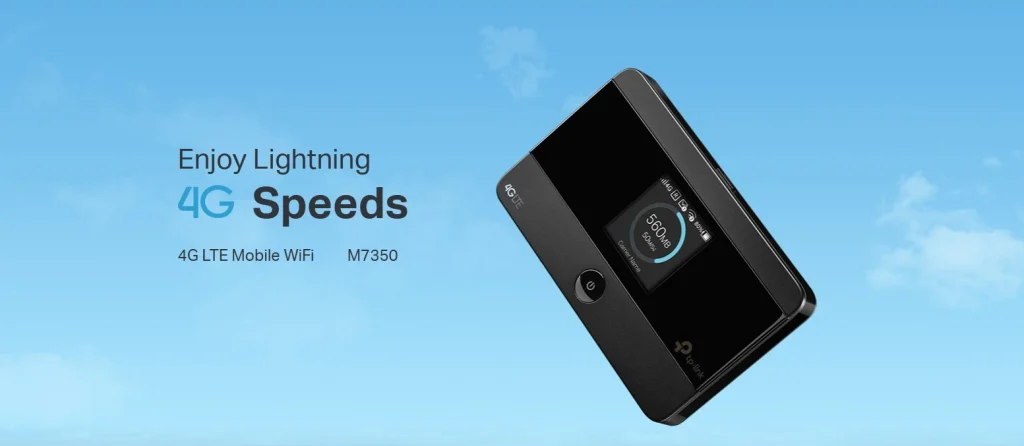 M7350 – נתב נייד 4G LTE עם סוללה, מסך ותמיכה בכרטיס זיכרון