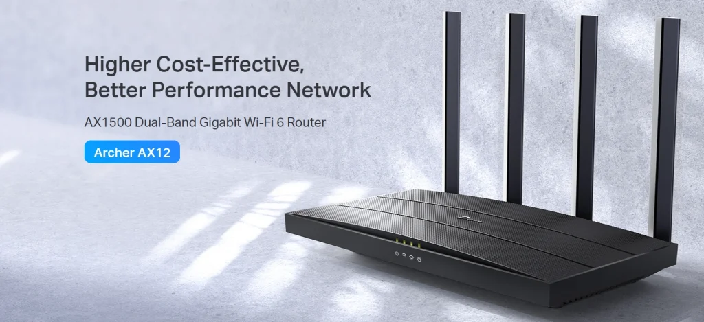 Archer AX12 – ראוטר Wi-Fi 6 חכם ומהיר עם ביצועים מעולים לבית מודרני