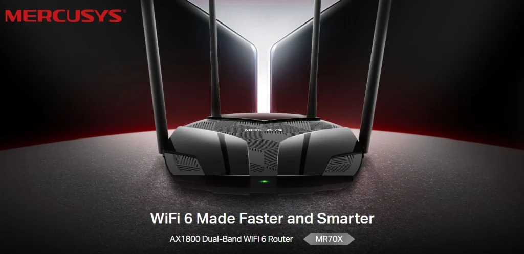 MR70X – נתב Wi-Fi 6 עוצמתי עם מהירות כוללת עד 1.8Gbps, 4 אנטנות ותמיכה ב־EasyMesh