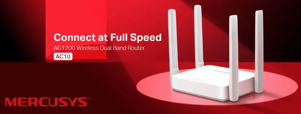 AC10 – נתב Dual Band AC1200 עם 4 אנטנות עוצמתיות ותמיכה ב־IPTV ו־IPv6