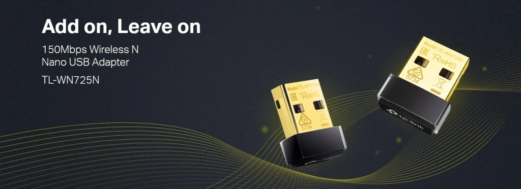 TL-WN725N – מתאם USB Wi-Fi קומפקטי במיוחד לגלישה חלקה במהירות של עד 150Mbps