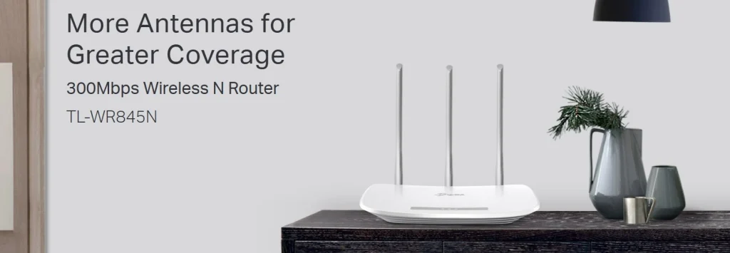 TL-WR845N – נתב אלחוטי 300Mbps בתקן Wi-Fi 4