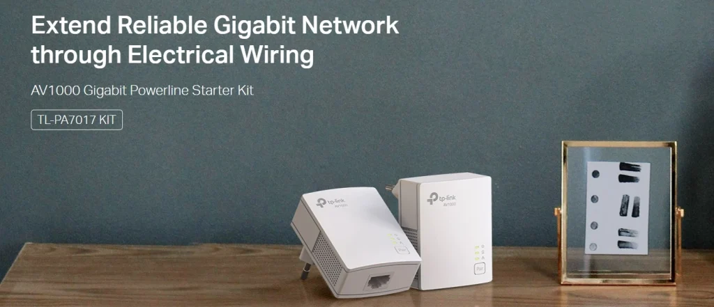 TL-PA7017 KIT – ערכת Powerline במהירות AV1000 עם חיבור Gigabit