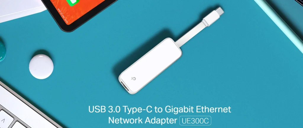 UE300C – מתאם רשת USB-C מהיר במיוחד עם קצב העברה של עד Gigabit, עיצוב מתקפל ותמיכה מלאה במערכות הפעלה