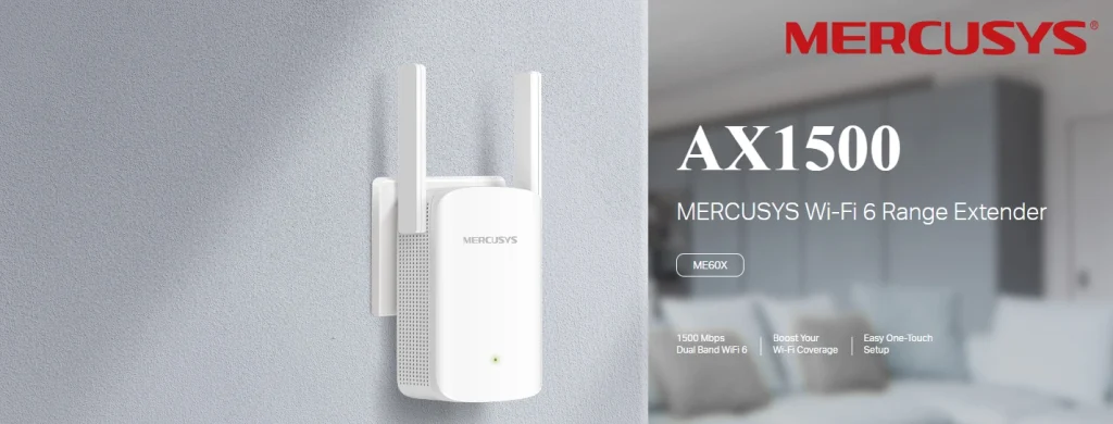 ME60X – מגדיל טווח Wi-Fi 6 עוצמתי עם מהירות של עד 1500Mbps ואבטחת WPA3