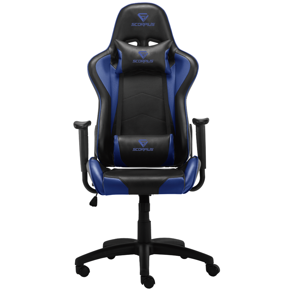 90901-000-09 מושב גיימינג SCORPIUS GAMER BLUE – תמונה 1