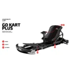 ⁦מושב סימולציה מתקפל Next Level Racing® Go Kart Plus⁩ – תמונה ⁦4⁩