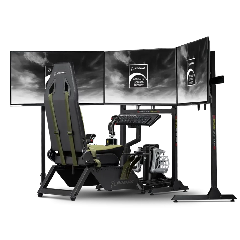 Next Level Racing® Flight Simulator Boeing Military Edition – חוויית טיסה צבאית מקצועית מהבית