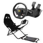 חבילת גיימינג הגה T80 FER 488 GTB ED PS-4/5/PC+ סימולטור מירוץ GY018-2