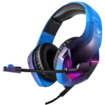 ⁦אוזניות ספארקפוקס H1 BLUE עם תאורת RGB מתחלפת⁩ – תמונה ⁦2⁩