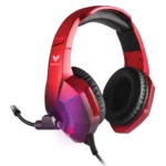אוזניות ספארקפוקס H1 RED עם תאורת RGB מתחלפת