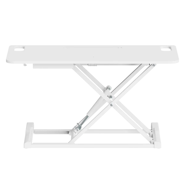 עמדת עבודה מתכווננת שולחנית בצבע לבן דגם dws28-02n מבית LUMI