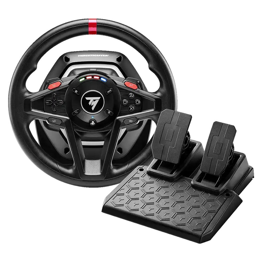 Thrustmaster T128-P SimTask Pack – Force Feedback עוצמתי, עיצוב מתכוונן וחוויית נהיגה מציאותית