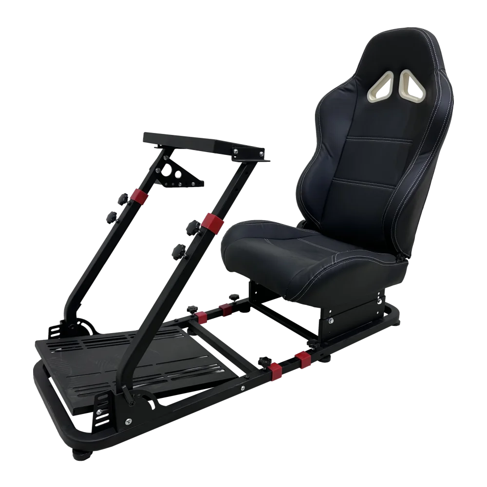 90902-811-06 מושב מפואר לסימולטור מירוצים שחור SIMULATOR COCKPIT – תמונה 1