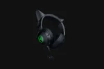⁦אוזניות חוט’ – RAZER KRAKEN KITTY V2 שחור⁩ – תמונה ⁦3⁩